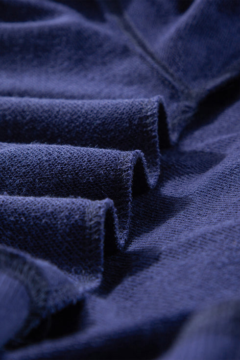 Essential Relaxed Fit Ribbed Trim Pullover Sweatshirt