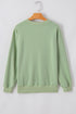 Essential Relaxed Fit Ribbed Trim Pullover Sweatshirt