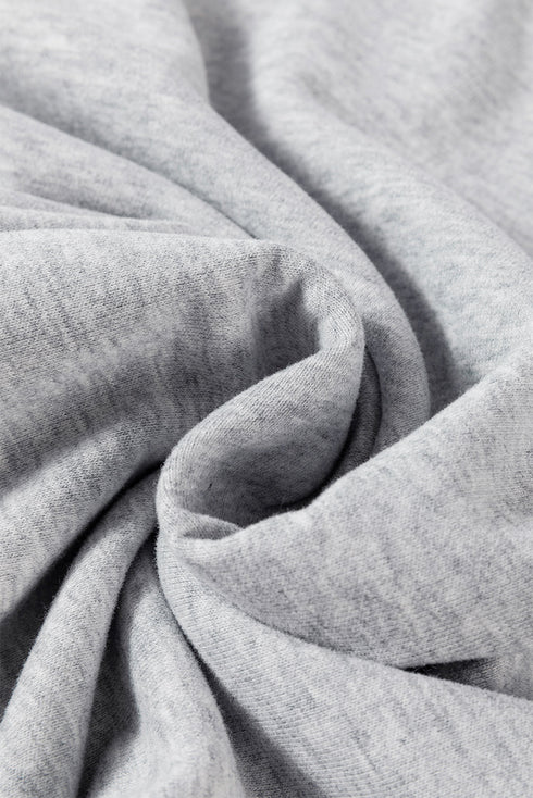 Essential Relaxed Fit Ribbed Trim Pullover Sweatshirt