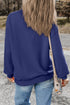 Essential Relaxed Fit Ribbed Trim Pullover Sweatshirt