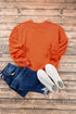 Essential Relaxed Fit Ribbed Trim Pullover Sweatshirt