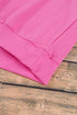 Essential Relaxed Fit Ribbed Trim Pullover Sweatshirt