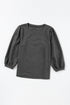 Essential Round Neck Three Quarter Sleeve Stretch Top