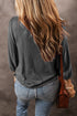 Essential Round Neck Three Quarter Sleeve Stretch Top