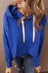 Essential Wide Cord Cropped Pullover Hoodie