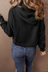 Essential Wide Cord Cropped Pullover Hoodie