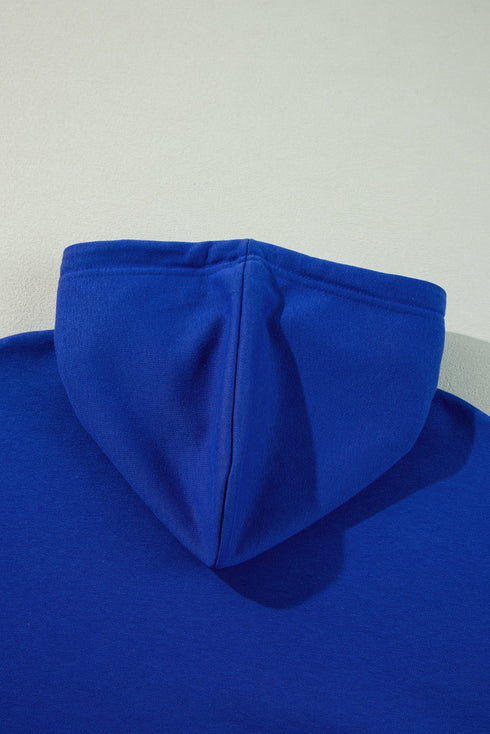 Essential Wide Cord Cropped Pullover Hoodie