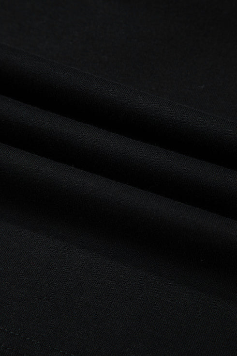 Essential Wide Cord Cropped Pullover Hoodie