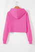 Essential Wide Cord Cropped Pullover Hoodie