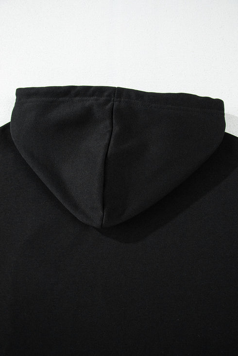 Essential Wide Cord Cropped Pullover Hoodie