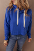 Essential Wide Cord Cropped Pullover Hoodie
