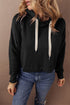 Essential Wide Cord Cropped Pullover Hoodie