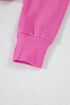 Essential Wide Cord Cropped Pullover Hoodie