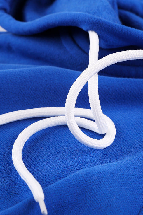 Essential Zip Front Drawstring Pocketed Hoodie