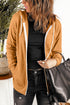 Essential Zip Front Drawstring Pocketed Hoodie