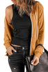 Essential Zip Front Drawstring Pocketed Hoodie