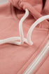 Essential Zip Front Drawstring Pocketed Hoodie
