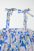 Ethereal Bloom Print Adjustable Strap Tiered Ruffle Maxi Dress