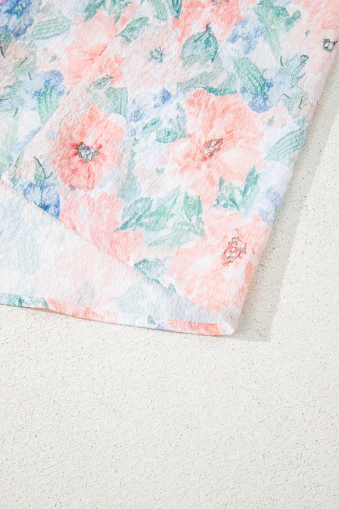 Ethereal Garden Bloom Square Neck Flutter Sleeve Backless A Line Maxi Dress