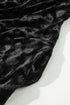 Evening Grace Textured V-Neck Balloon Sleeve Velvet Mini Dress
