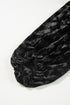 Evening Grace Textured V-Neck Balloon Sleeve Velvet Mini Dress