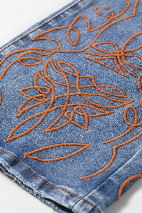Everyday Easy Ashleigh Embroidered Flare Leg Jeans