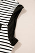 Everyday Striped Knit Contrast Pocket Tee