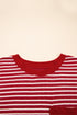 Everyday Striped Knit Contrast Pocket Tee