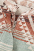 Exclusive Aztec Print Quilted Patchwork Western Jacket
