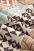 Exclusive Aztec Print Quilted Patchwork Western Jacket