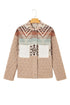 Exclusive Aztec Print Quilted Patchwork Western Jacket