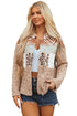 Exclusive Aztec Print Quilted Patchwork Western Jacket
