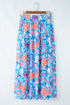 Exclusive Bohemian Floral High Waist Split Wrap Maxi Skirt