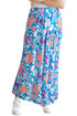 Exclusive Bohemian Floral High Waist Split Wrap Maxi Skirt