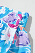 Exclusive Bohemian Floral High Waist Split Wrap Maxi Skirt