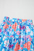 Exclusive Bohemian Floral High Waist Split Wrap Maxi Skirt