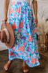 Exclusive Bohemian Floral High Waist Split Wrap Maxi Skirt