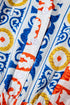 Exclusive Bohemian Paisley Print Long Sleeve A Line Maxi Dress