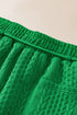 Exclusive Cable Knit Textured Two Piece Short Sets