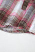 Exclusive Casual Flap Pocket Button Up Plaid Shacket
