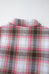 Exclusive Casual Flap Pocket Button Up Plaid Shacket