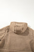 Exclusive Casual Fleece Zip Up Drawstring Hooded Pocketed Jacket
