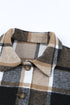 Exclusive Casual Print Buttoned Plaid Shacket