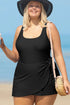 Exclusive Casual Square Neck Knotted One Piece Swimwear