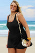 Exclusive Casual Square Neck Knotted One Piece Swimwear