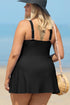 Exclusive Casual Square Neck Knotted One Piece Swimwear