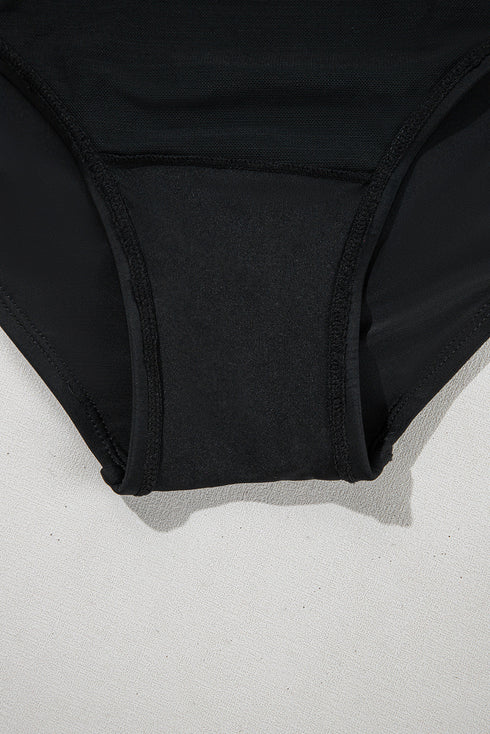 Exclusive Casual Square Neck Knotted One Piece Swimwear