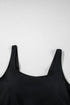 Exclusive Casual Square Neck Knotted One Piece Swimwear