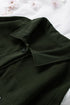 Exclusive Casual Turn Down Collar Buttoned Shirt Jacket