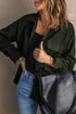 Exclusive Casual Turn Down Collar Buttoned Shirt Jacket